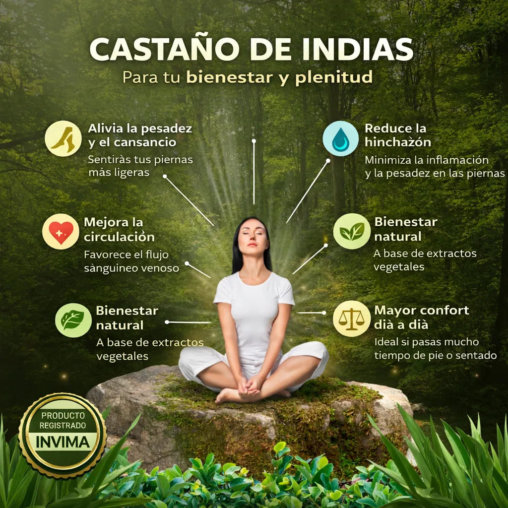 🌿 CASTAÑO DE INDIAS 💊 100 Softgels x2 🚚 Envío GRATIS