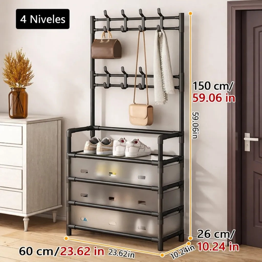 Perchero - Zapatero 🔥 El Organizador que transforma tu casa 📦 50% OFF HOY + Envío GRATIS en Colombia