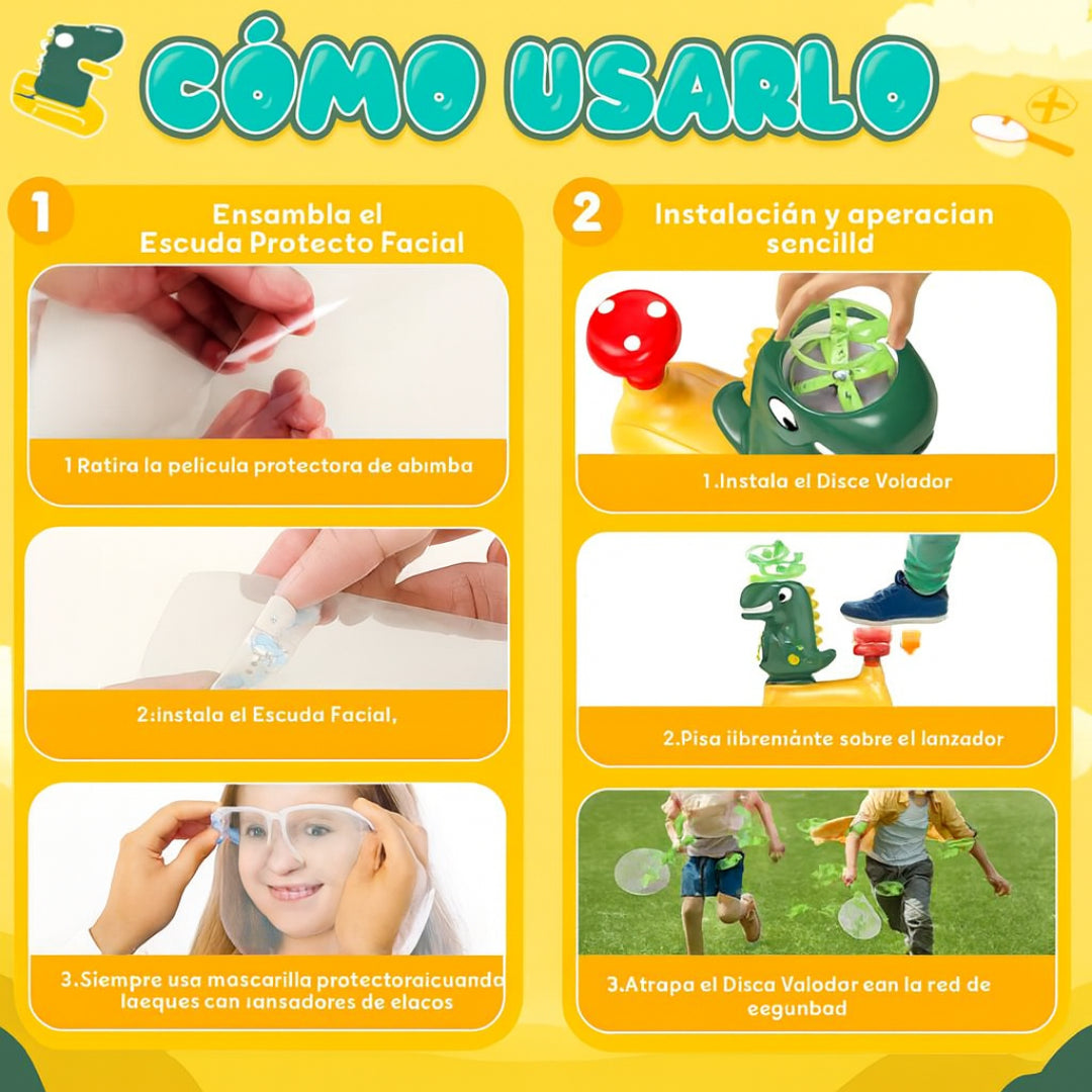 OFERTA ÚNICA 🔥 LLÉVATE UN 2X1: Pato Volador AIR-SPOR + 🎁 ¡REGALO de Pistola de Burbujas! 💧