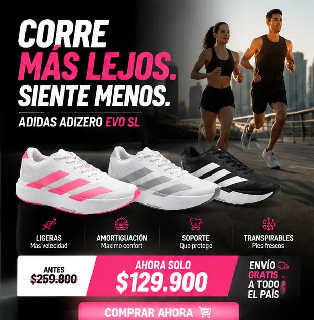 ¡Alcanza tu Máximo Rendimiento! 💥 Adidas Adizero Evo SL + Envío GRATIS 🚚