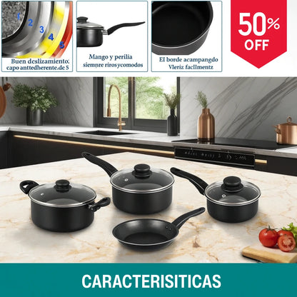 🔥 Calidad Premium a Mitad de Precio: Consigue el Set de Ollas ¡HOY al 50% OFF! 🤩