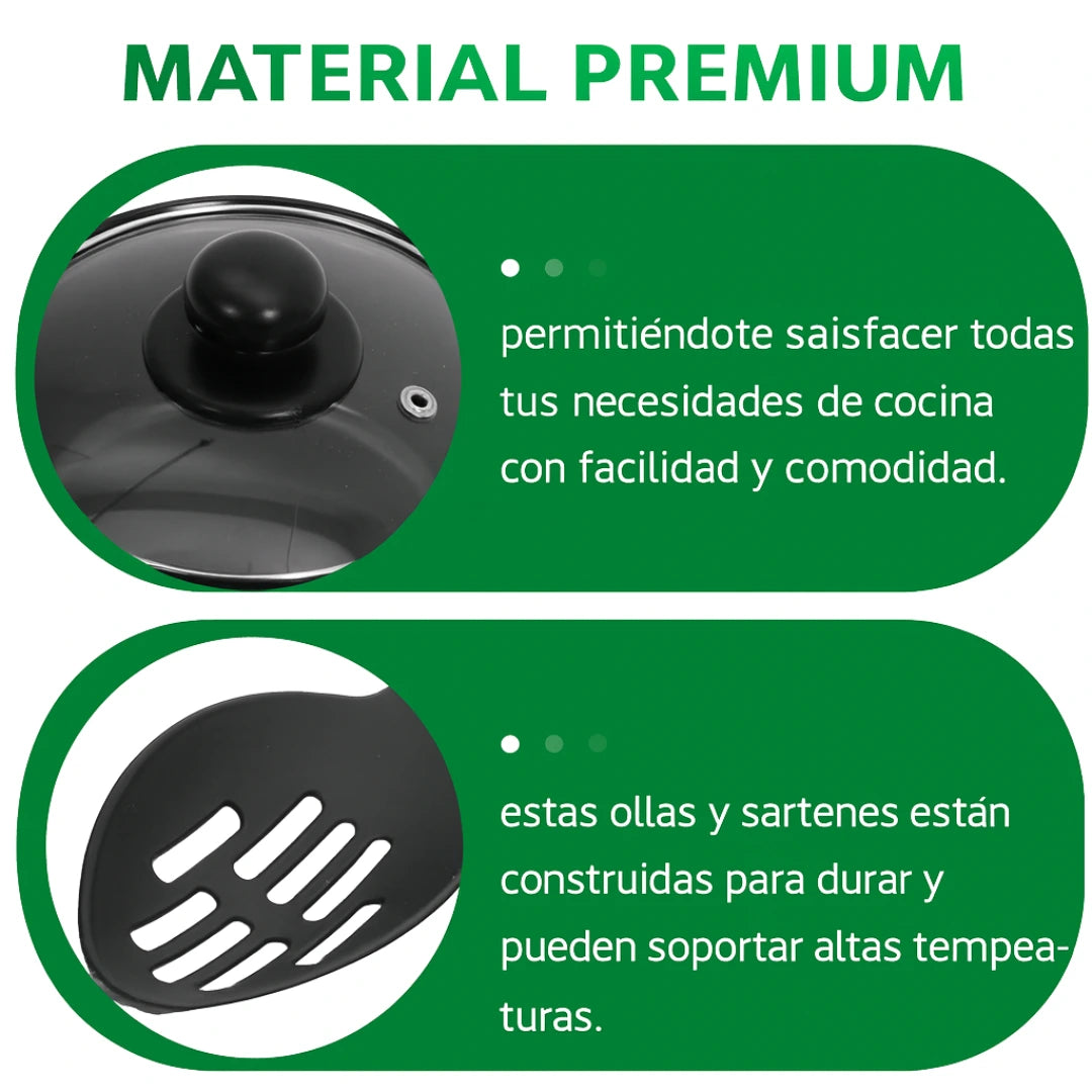 🔥 Calidad Premium a Mitad de Precio: Consigue el Set de Ollas ¡HOY al 50% OFF! 🤩