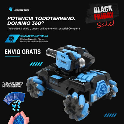 🔥 El Juguete Élite de la Temporada con 🎁50% de Ahorro: Tanque Titán 360 Lanza Bolas de Hidrogel y 5 Paquetes de Munición GRATIS 🔥