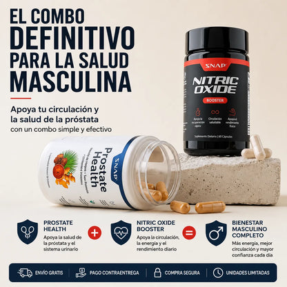 🛡️ Combo Cuidado Masculino Total | Próstata, Circulación y Vitalidad 2x1 + Envío Gratis 🚚