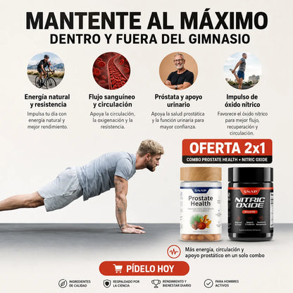 🛡️ Combo Cuidado Masculino Total | Próstata, Circulación y Vitalidad 2x1 + Envío Gratis 🚚