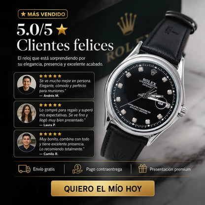 👑 Reloj Ejecutivo Royal Leather™ | Estilo premium + envío gratis 🚚
