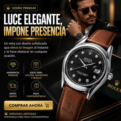 👑 Reloj Ejecutivo Royal Leather™ | Estilo premium + envío gratis 🚚
