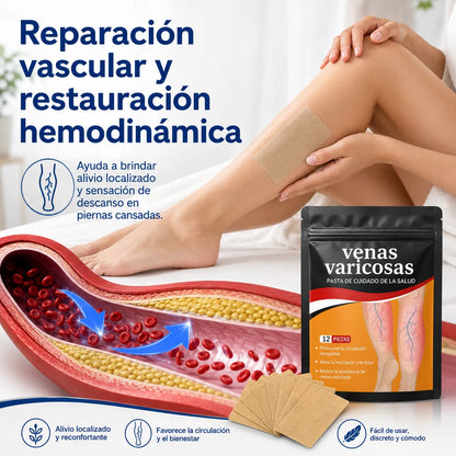 🦵Parche Vena Varice 2x1: Descanso y Frescura para tus Piernas + Envío GRATIS 🚚🔥