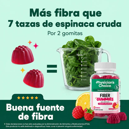 🌿 Fiber Gummies: Regularidad Digestiva en Solo 2 Gomitas 🍓🍋 + Envío Gratis 🚚