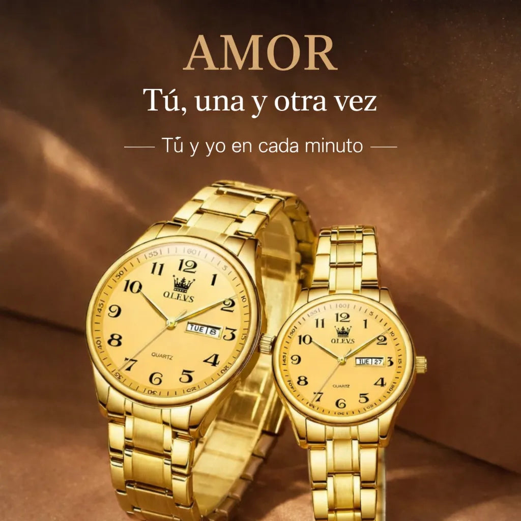 ❤️ Reloj Q&Q para Pareja – Calidad Original, 🎁 el Detalle Perfecto en San Valentín