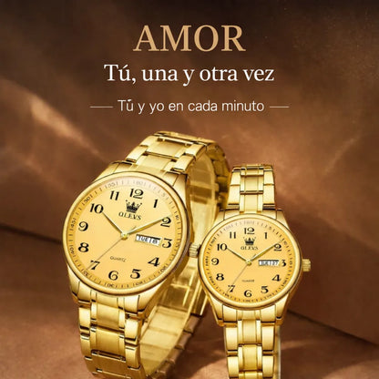 ❤️ Reloj Q&Q para Pareja – Calidad Original, 🎁 el Detalle Perfecto en San Valentín