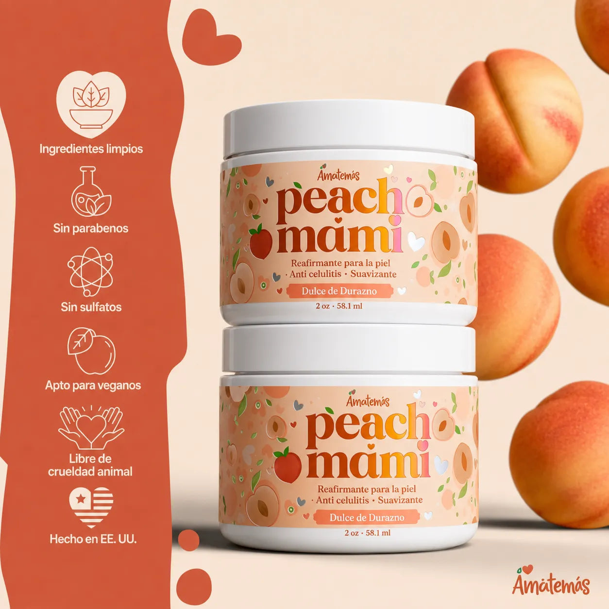 🍑 Oferta Peach Mami 2x1: Piel Suave, Hidratada y Envío Gratis ✨🚚