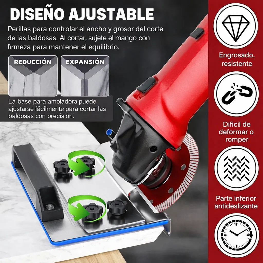 👉 BiselPro 45° Soporte Pulidora Corte Biselado ⚙️