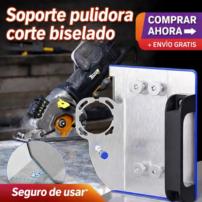 👉 BiselPro 45° Soporte Pulidora Corte Biselado ⚙️
