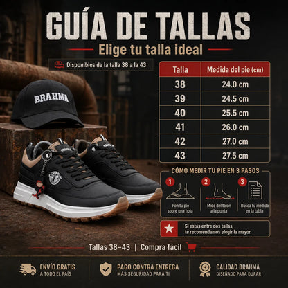 🔥 Combo Brahma Todo Terreno: Zapatos + Gorra + Envío Gratis 🧢🚚