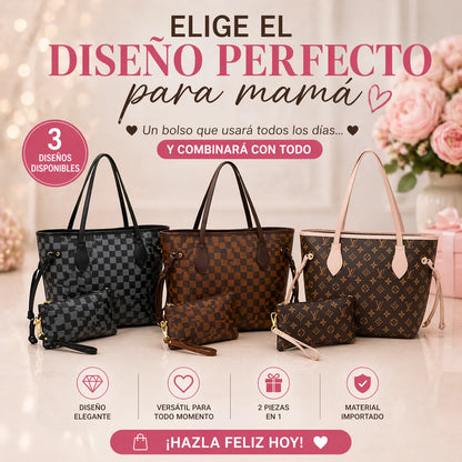El Regalo Perfecto: ¡Bolso Elegante y Cosmetiquera para Mamá! 🎁 + ENVIO GRATIS ✨
