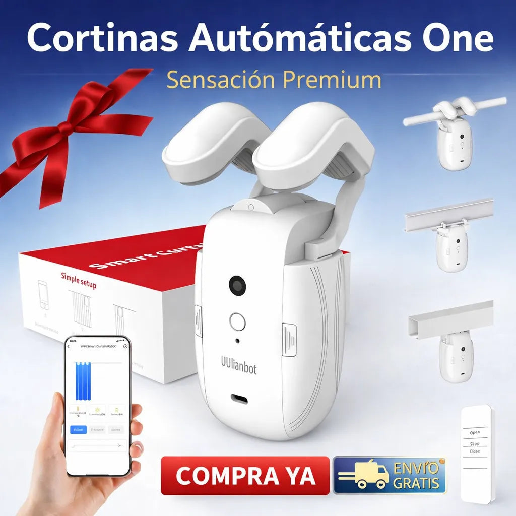 Cortinas Automáticas One – Sensación premium + ENVIO GRATIS 🏡