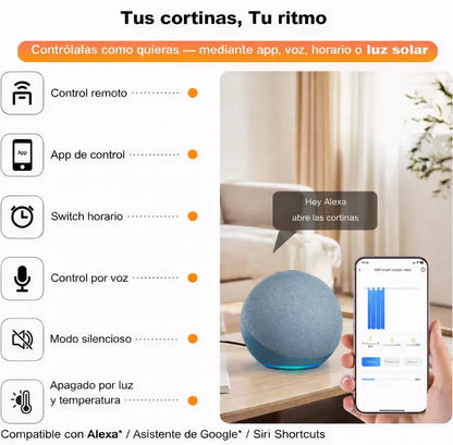 Cortinas Automáticas One – Sensación premium + ENVIO GRATIS 🏡