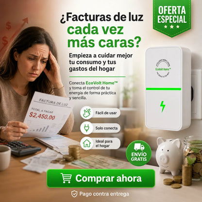 EcoVolt Home™ ⚡ Ahorro Inteligente para tu Hogar + Envío Gratis ✅