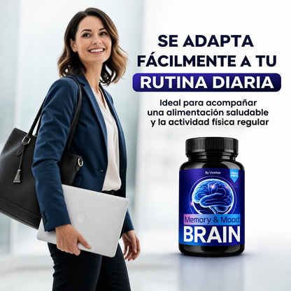 Memory Mood Brain Suplemento ⚡ Enfoque Total: Despierta Tu Potencial Mental 🧠 🚚 Envío Gratis