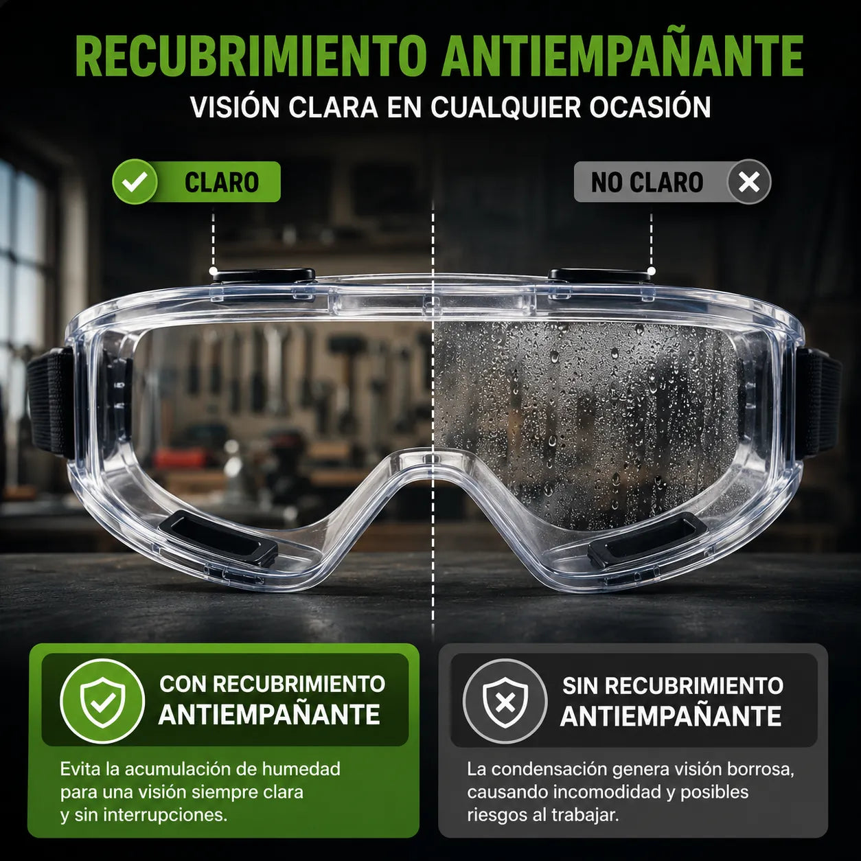 ProShield™ 360 Industrial 😷⚙️ | Protección Completa para Trabajar Seguro + Envío Gratis 🚚