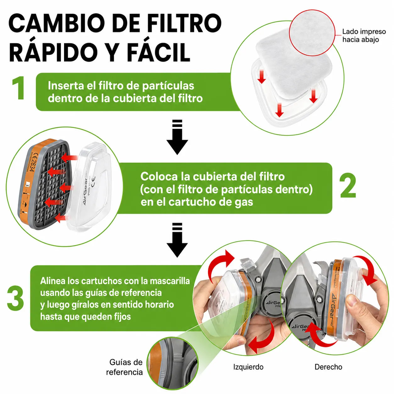 ProShield™ 360 Industrial 😷⚙️ | Protección Completa para Trabajar Seguro + Envío Gratis 🚚