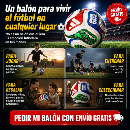 Balón TRIONDA Mundial 2026 ⚽🔥 con Caja Premium + Envío Gratis 🚚