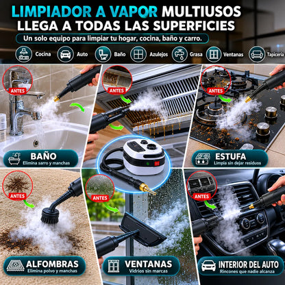 🏠 Limpiador a Vapor Multiusos ProClean™ + Envío Gratis 🚚🔥
