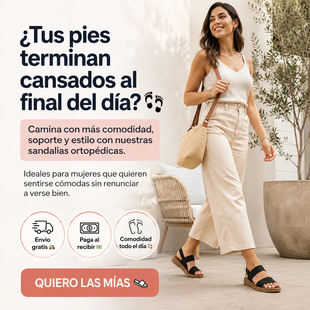 Sandalias OrthoConfort™ 👡✨ | Camina cómoda todo el día + Envío Gratis 🚚