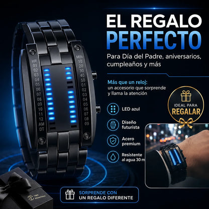 Reloj Binario LED para Hombre original 💙⌚ + Envío Gratis 🚚