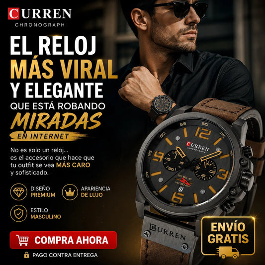 💎⌚ Reloj Curren 8314 Cuarzo — Elegancia y Presencia que IMPACTA  🚚 Envío GRATIS a todo el país
