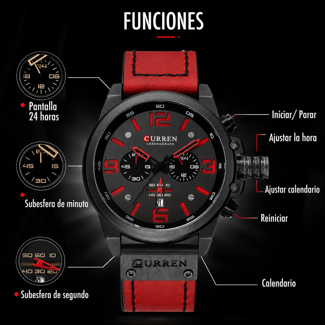 💎⌚ Reloj Curren 8314 Cuarzo — Elegancia y Presencia que IMPACTA  🚚 Envío GRATIS a todo el país