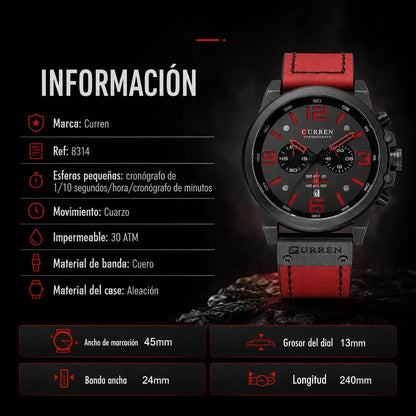 💎⌚ Reloj Curren 8314 Cuarzo — Elegancia y Presencia que IMPACTA  🚚 Envío GRATIS a todo el país