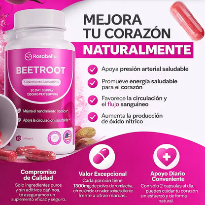 BEETROOT ⚡ Energía y Circulación Natural + Envío Gratis ❤️