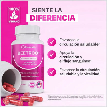BEETROOT ⚡ Energía y Circulación Natural + Envío Gratis ❤️