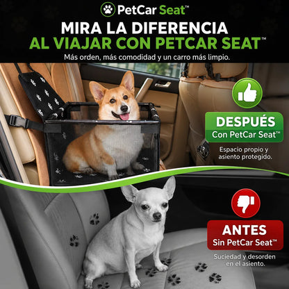 🐶 PetCar Seat™  Viaja sin pelos, sin desorden y con tu mascota feliz + Envío GRATIS 🚗