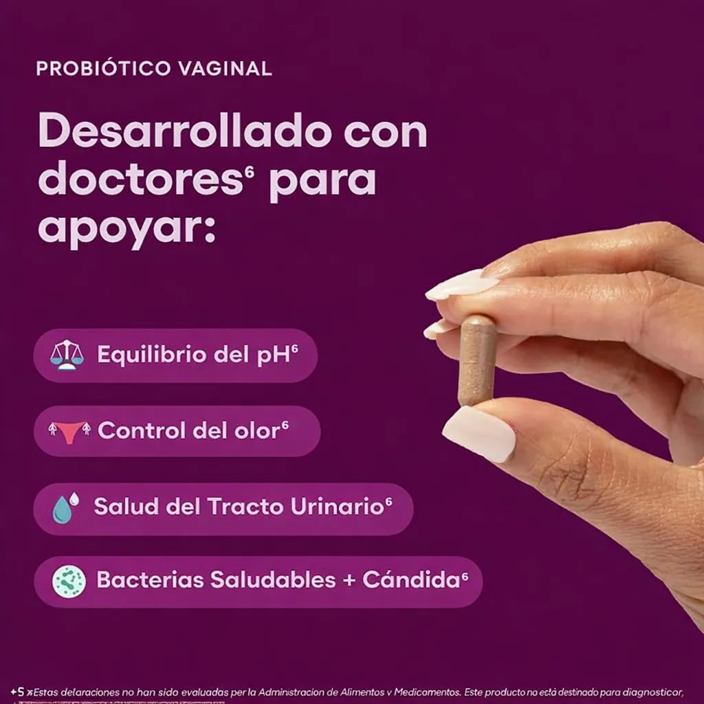 Probióticos Vaginales Physician’s Choice – Cápsulas de Uso Oral 🌸 Equilibrio Íntimo Femenino | 🚚 Envío GRATIS