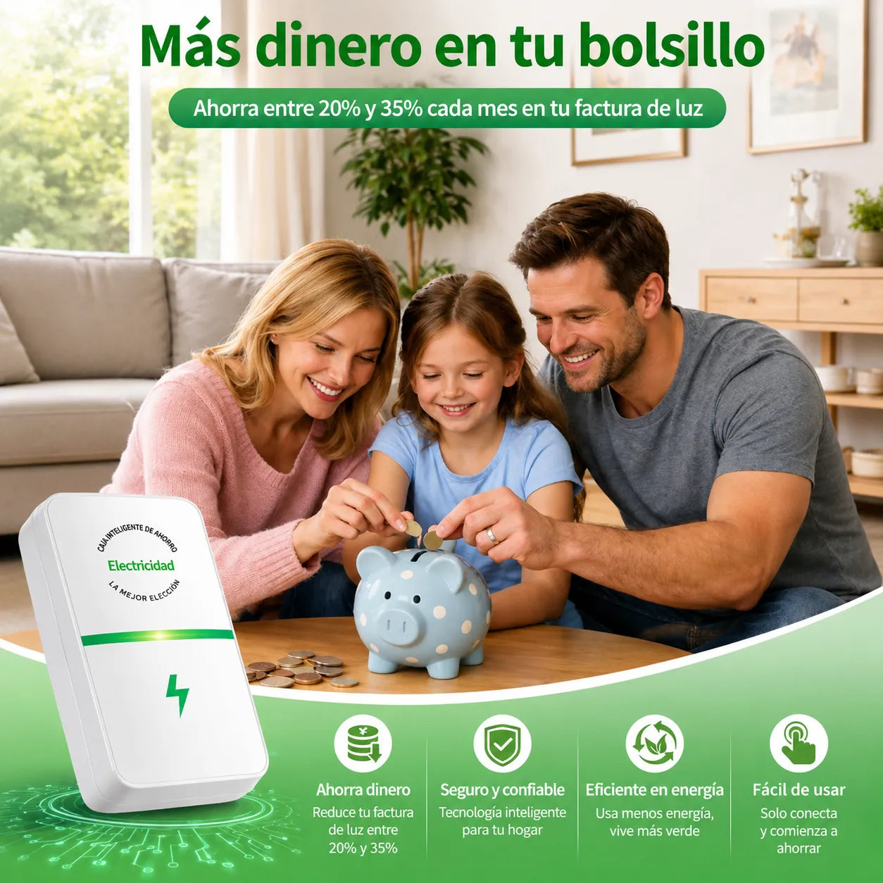 EcoVolt Home™ ⚡ Ahorro Inteligente para tu Hogar + Envío Gratis ✅