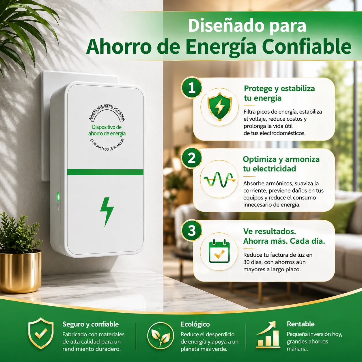 EcoVolt Home™ ⚡ Ahorro Inteligente para tu Hogar + Envío Gratis ✅