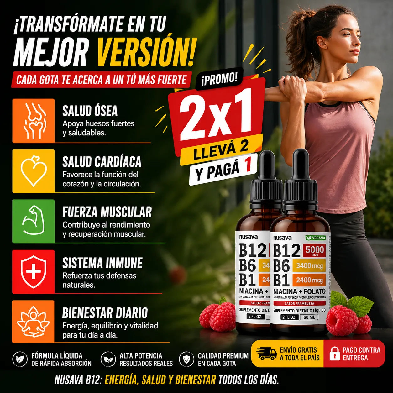 Duplica Tu Energía HOY con VYTAL B ⚡🔥 Llévate 2x1 + Envío GRATIS