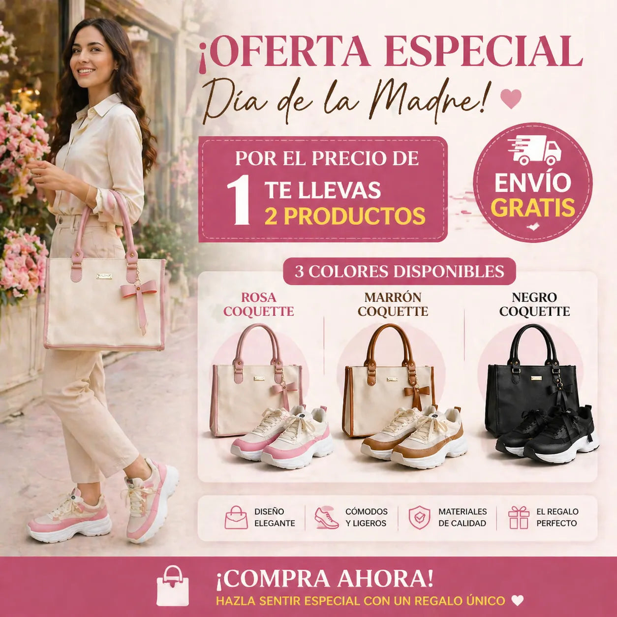 ¡Combo Perfecto para Mamá! 2 Productos, 1 Precio + Envío GRATIS 💖