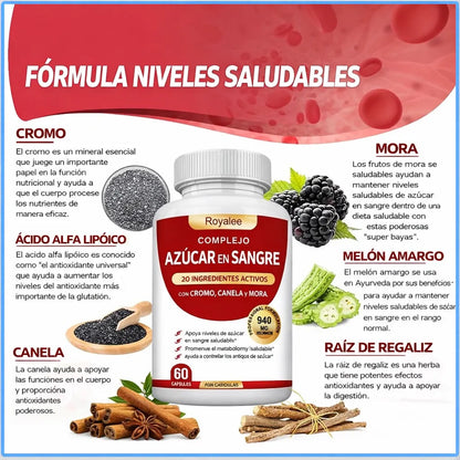 Blood Sugar Complex X2 🔥 Control Total de tu Azúcar ⚡ + Envío GRATIS 🚚