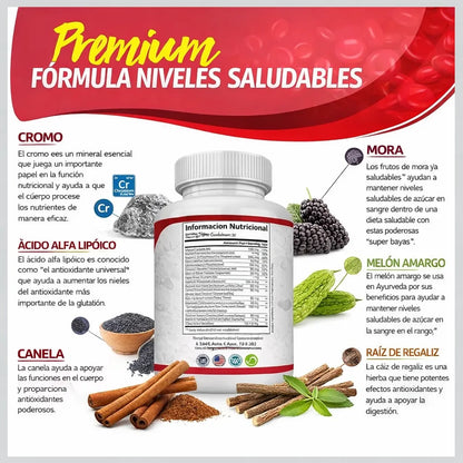 Blood Sugar Complex X2 🔥 Control Total de tu Azúcar ⚡ + Envío GRATIS 🚚