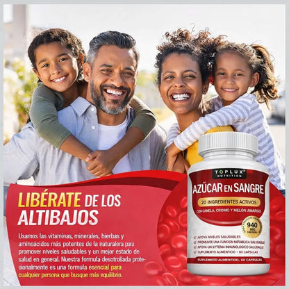 Blood Sugar Complex X2 🔥 Control Total de tu Azúcar ⚡ + Envío GRATIS 🚚