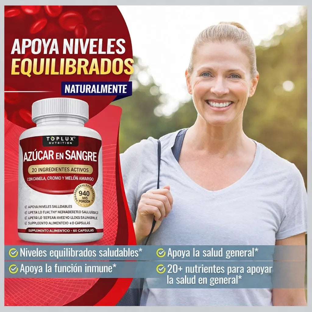 Blood Sugar Complex X2 🔥 Control Total de tu Azúcar ⚡ + Envío GRATIS 🚚