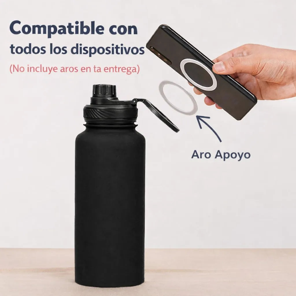 El termo que hace TODO: soporte + trípode + hidratación 💧📱 🚚 Envío GRATIS a todo Colombia