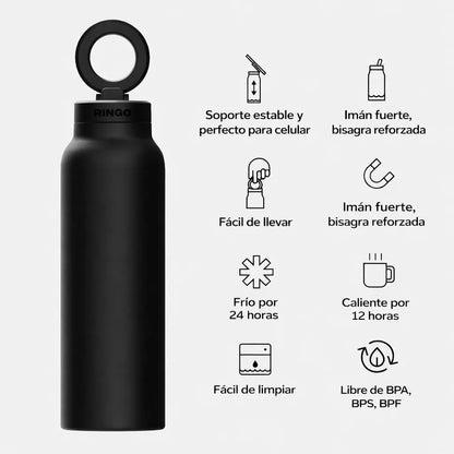 El termo que hace TODO: soporte + trípode + hidratación 💧📱 🚚 Envío GRATIS a todo Colombia