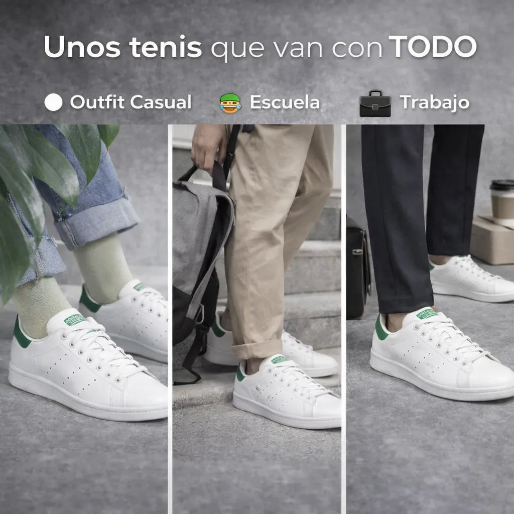 👟 Stan Smith Unisex : El tenis blanco que lo combina todo 🎁 Envío Gratis hoy