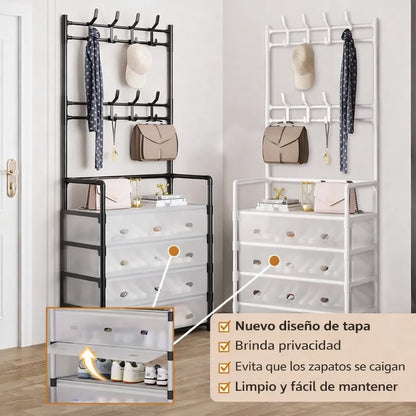 Perchero - Zapatero 🔥 El Organizador que transforma tu casa 📦 50% OFF HOY + Envío GRATIS en Colombia
