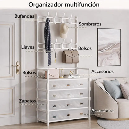 Perchero - Zapatero 🔥 El Organizador que transforma tu casa 📦 50% OFF HOY + Envío GRATIS en Colombia